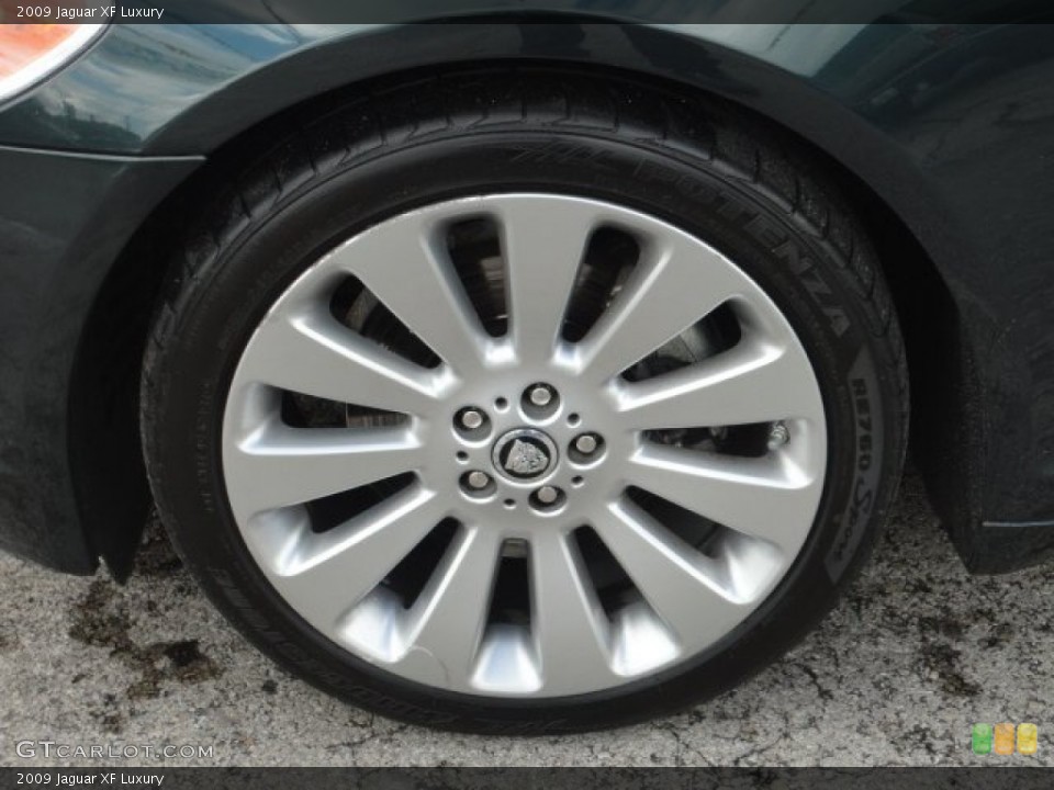 2009 Jaguar XF Luxury Wheel and Tire Photo #60698575