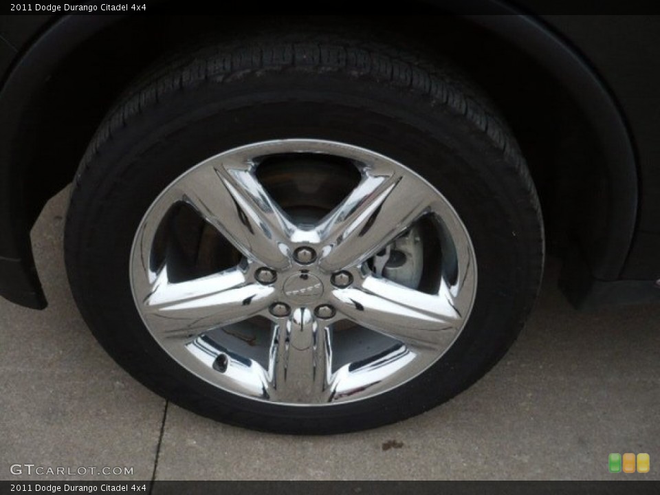 2011 Dodge Durango Citadel 4x4 Wheel and Tire Photo #60710644
