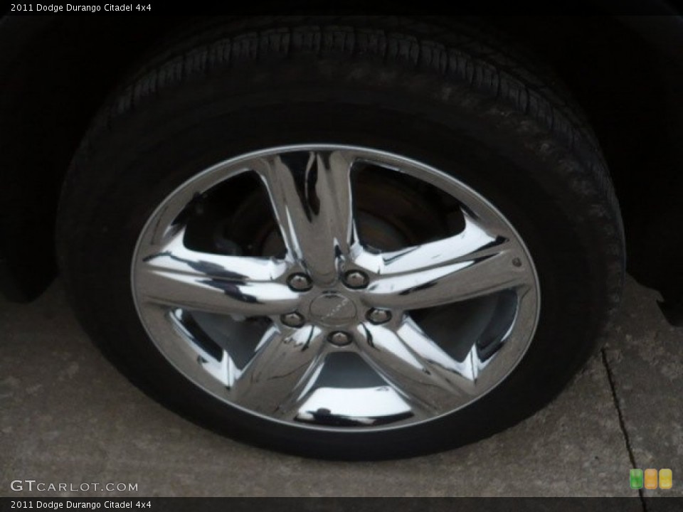 2011 Dodge Durango Citadel 4x4 Wheel and Tire Photo #60710653