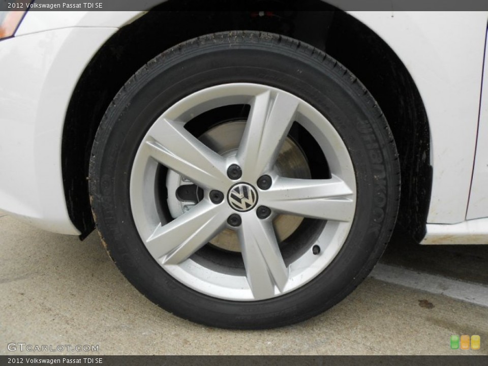 2012 Volkswagen Passat TDI SE Wheel and Tire Photo #60714715