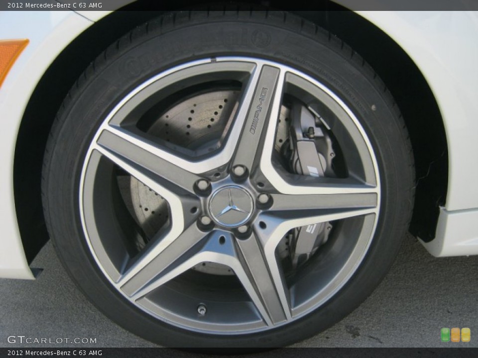 2012 Mercedes-Benz C 63 AMG Wheel and Tire Photo #60716303