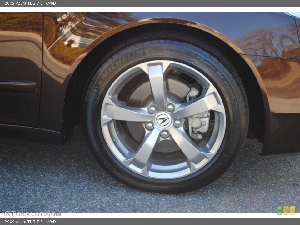 2009 Acura TL 3.7 SH-AWD Wheel and Tire Photo #60716887