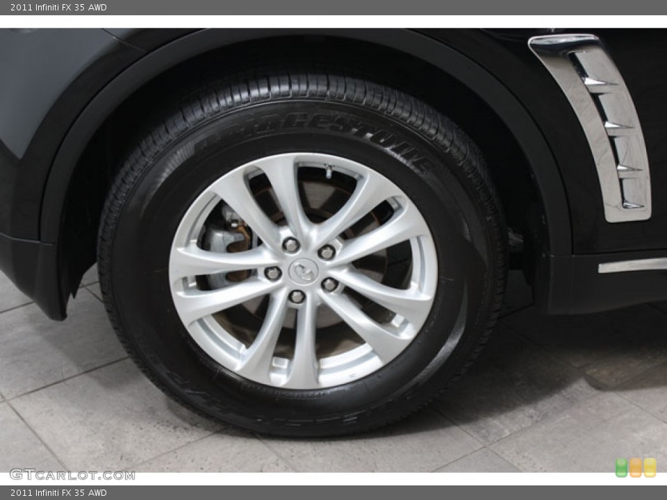 2011 Infiniti FX 35 AWD Wheel and Tire Photo #60716935