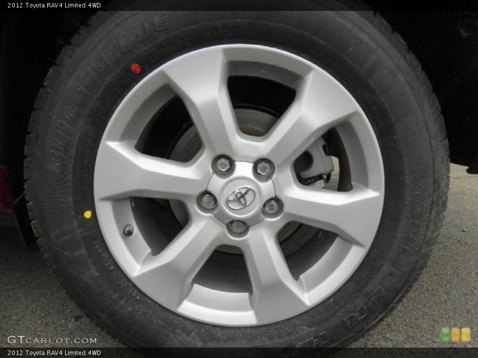 2012 Toyota RAV4 Limited 4WD Wheel and Tire Photo #60718135