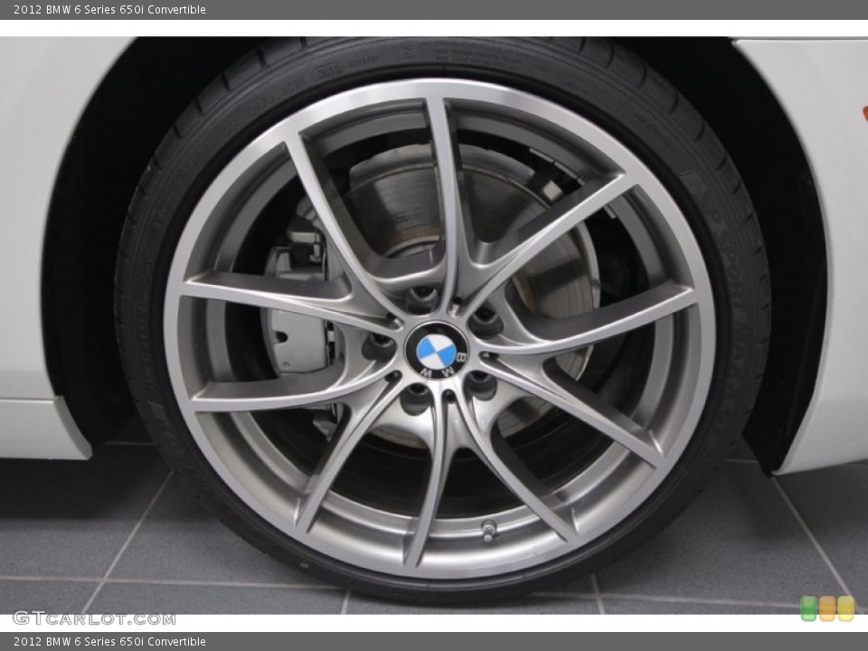 2012 BMW 6 Series 650i Convertible Wheel and Tire Photo #60719383