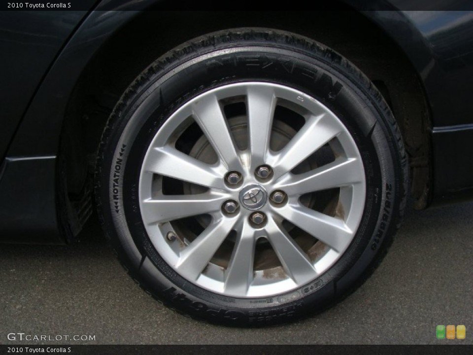 2010 Toyota Corolla S Wheel and Tire Photo #60724752