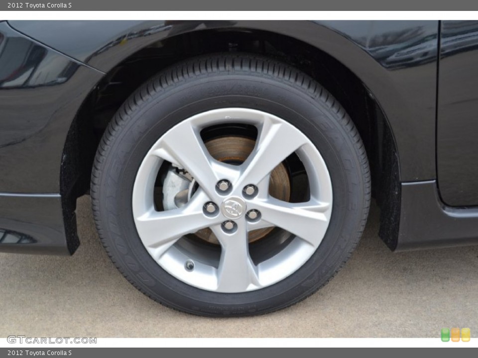 2012 Toyota Corolla S Wheel and Tire Photo #60727618