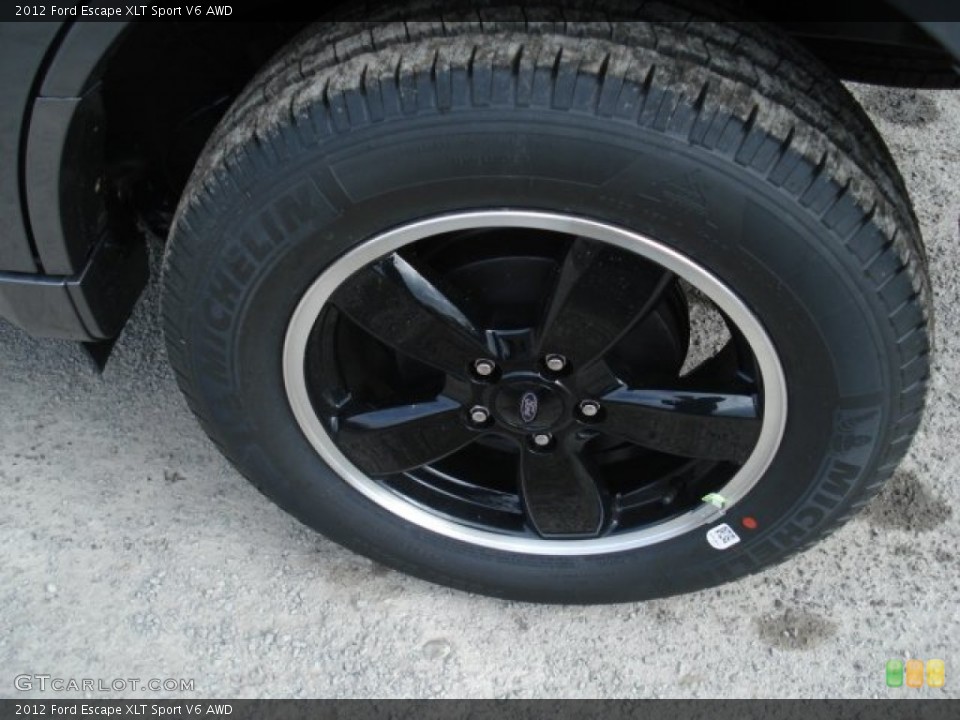 2012 Ford Escape XLT Sport V6 AWD Wheel and Tire Photo #60728497