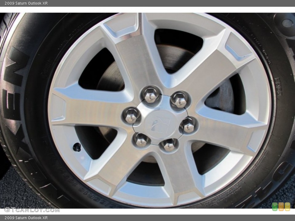 2009 Saturn Outlook XR Wheel and Tire Photo #60738038