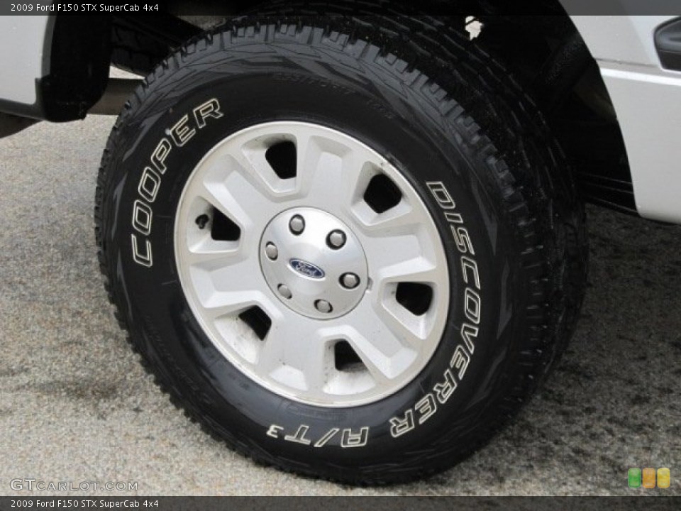 2009 Ford F150 STX SuperCab 4x4 Wheel and Tire Photo #60738770
