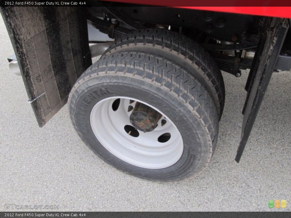 2012 Ford F450 Super Duty XL Crew Cab 4x4 Wheel and Tire Photo #60739013