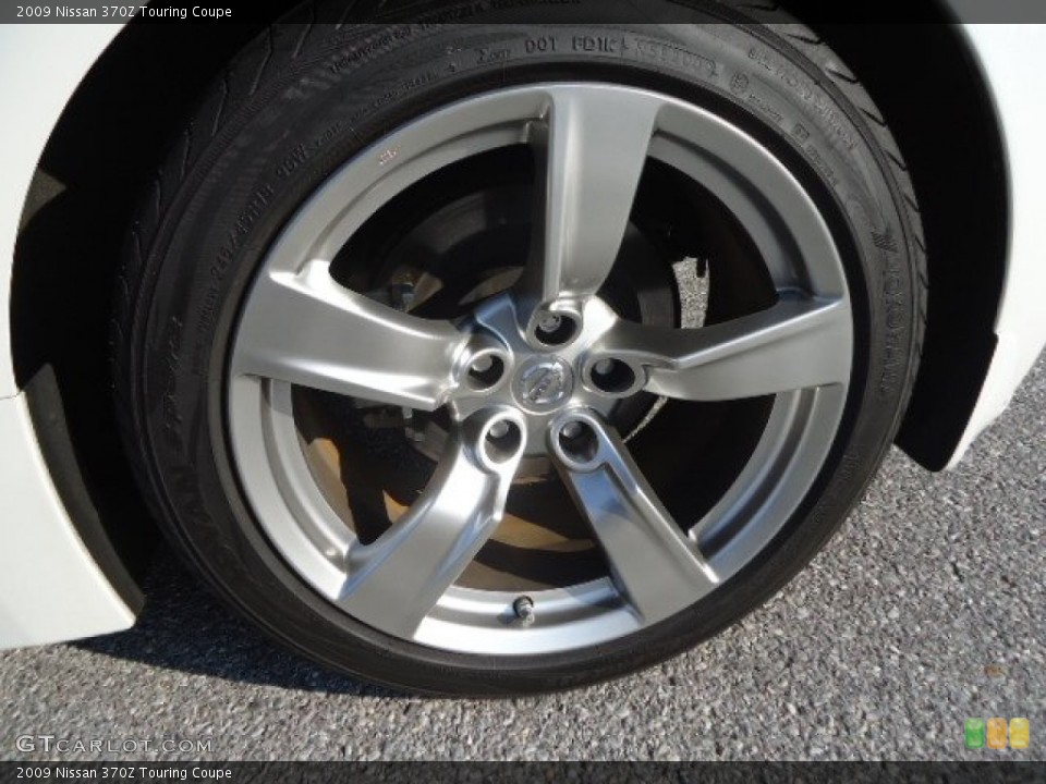 2009 Nissan 370Z Touring Coupe Wheel and Tire Photo #60740597