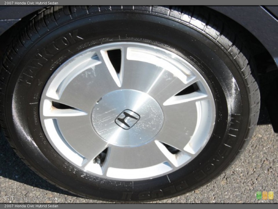 2007 Honda Civic Hybrid Sedan Wheel and Tire Photo #60746870