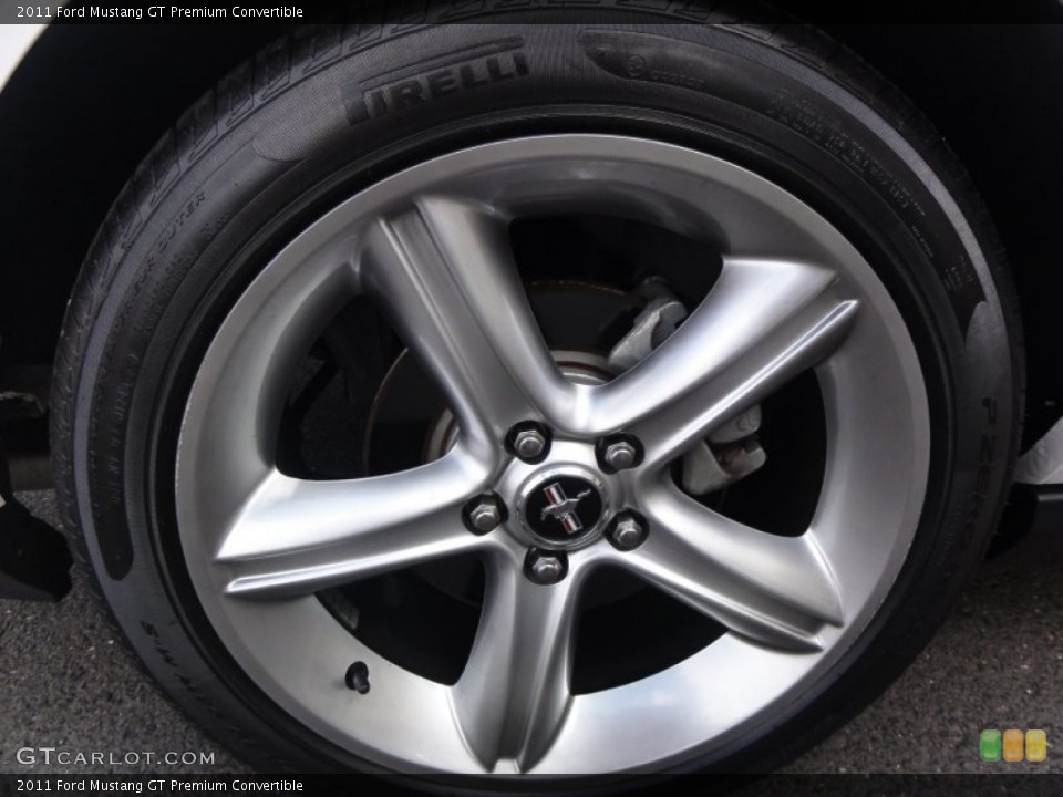 2011 Ford Mustang GT Premium Convertible Wheel and Tire Photo #60747338