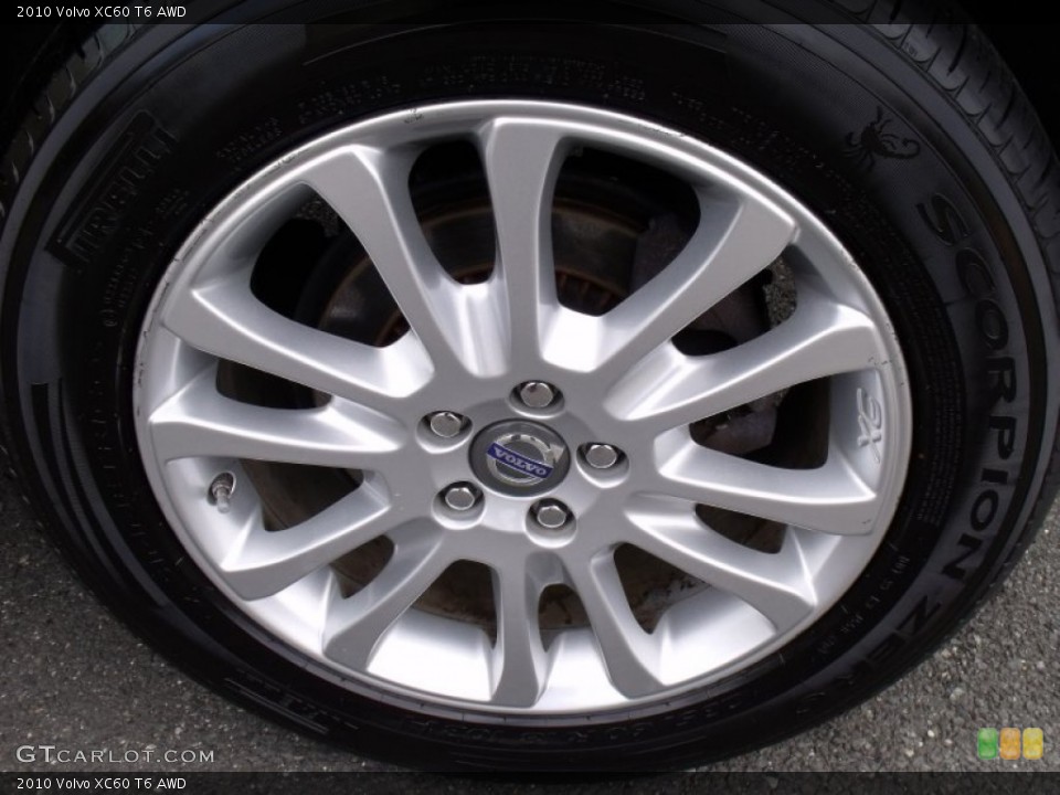 2010 Volvo XC60 T6 AWD Wheel and Tire Photo #60747662