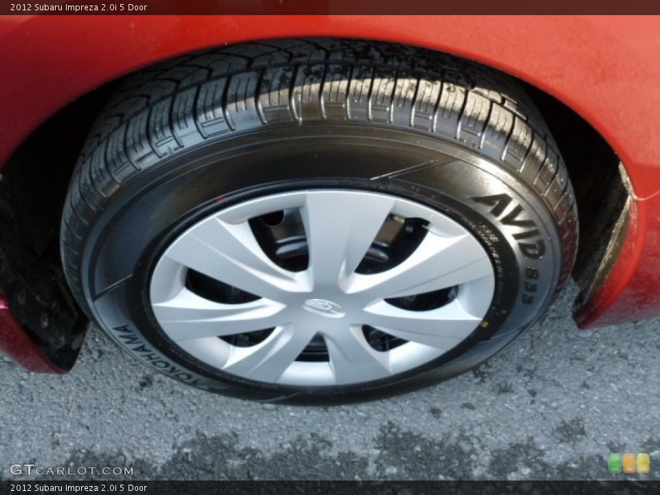 2012 Subaru Impreza 2.0i 5 Door Wheel and Tire Photo #60758219
