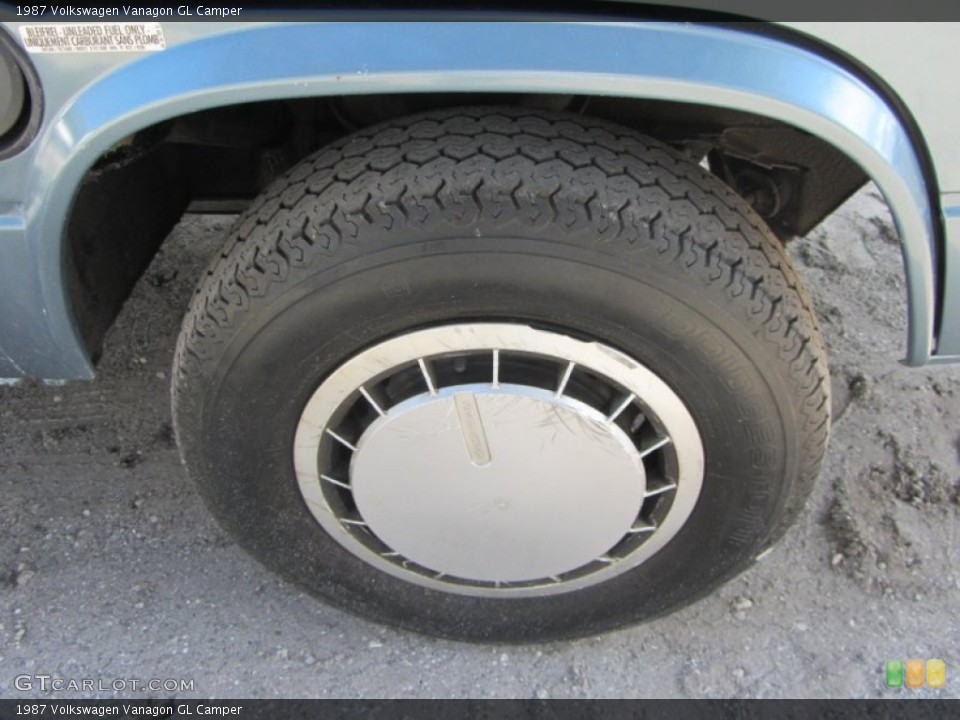 1987 Volkswagen Vanagon GL Camper Wheel and Tire Photo #60764588
