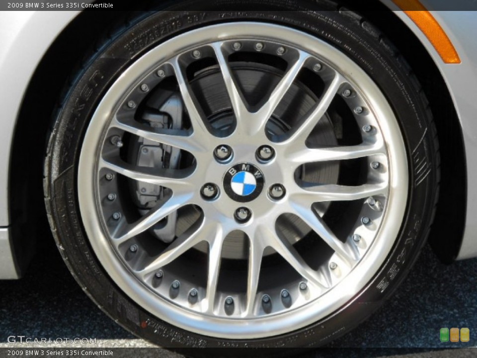 2009 BMW 3 Series 335i Convertible Wheel and Tire Photo #60766124