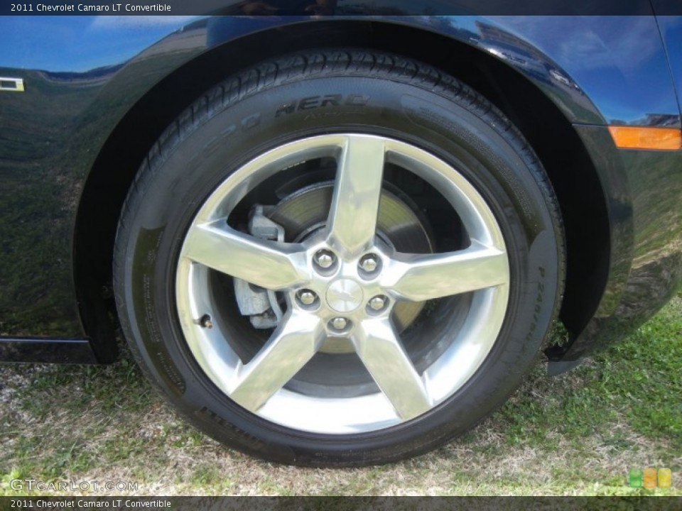 2011 Chevrolet Camaro LT Convertible Wheel and Tire Photo #60769826