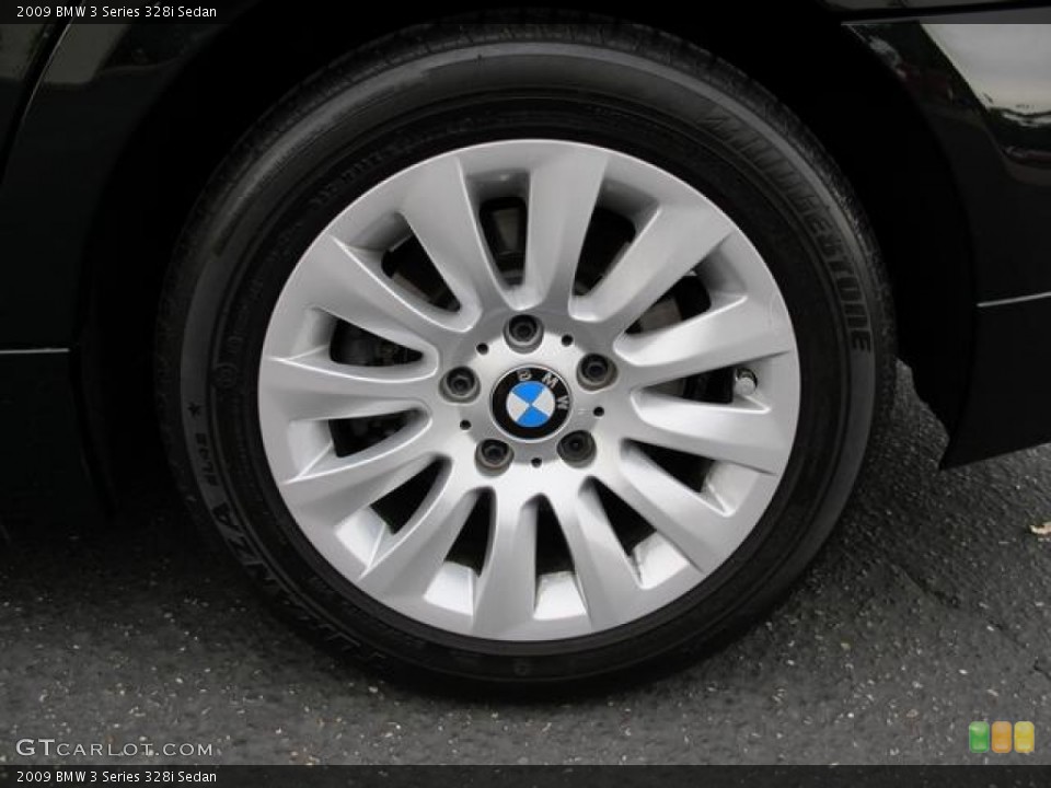2009 BMW 3 Series 328i Sedan Wheel and Tire Photo #60771076