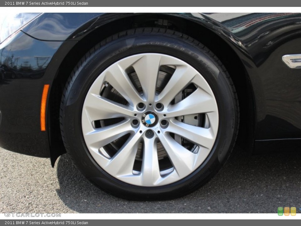 2011 BMW 7 Series ActiveHybrid 750Li Sedan Wheel and Tire Photo #60773318