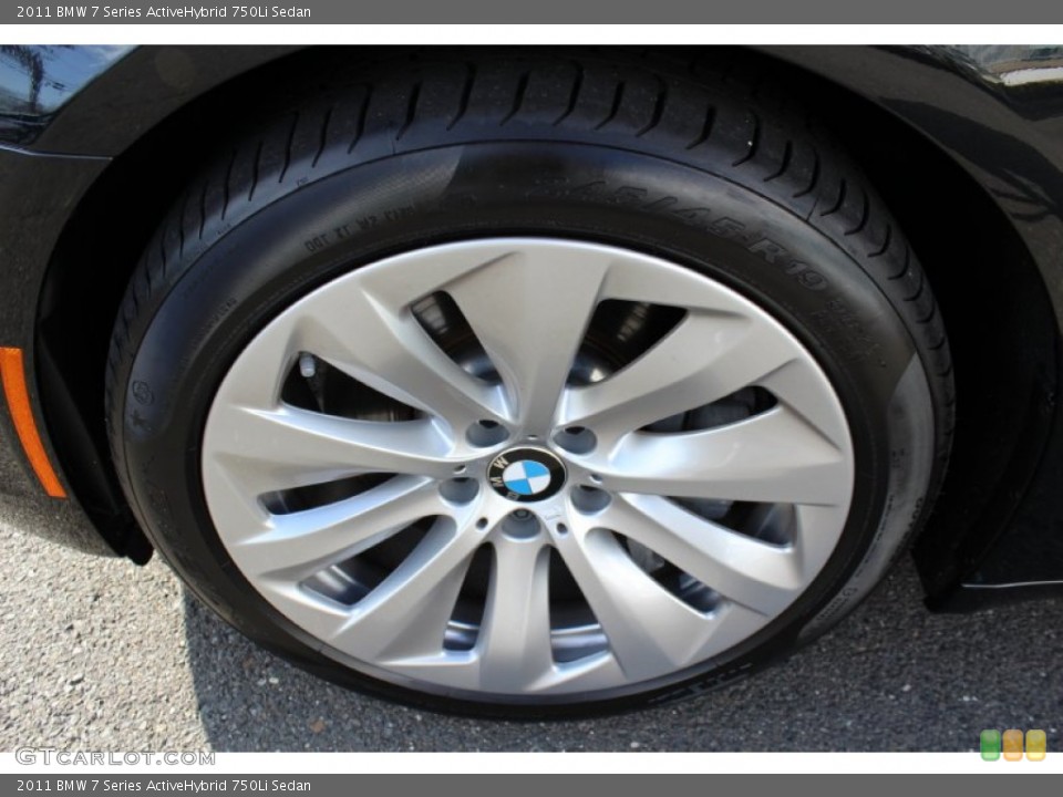 2011 BMW 7 Series ActiveHybrid 750Li Sedan Wheel and Tire Photo #60773327