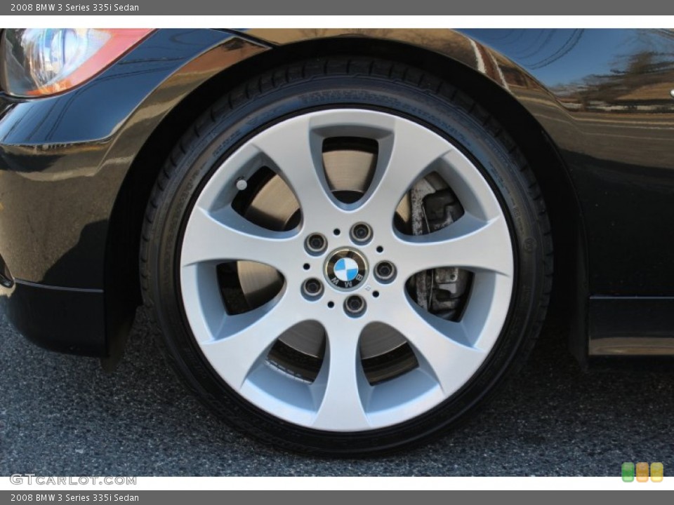 2008 BMW 3 Series 335i Sedan Wheel and Tire Photo #60774500