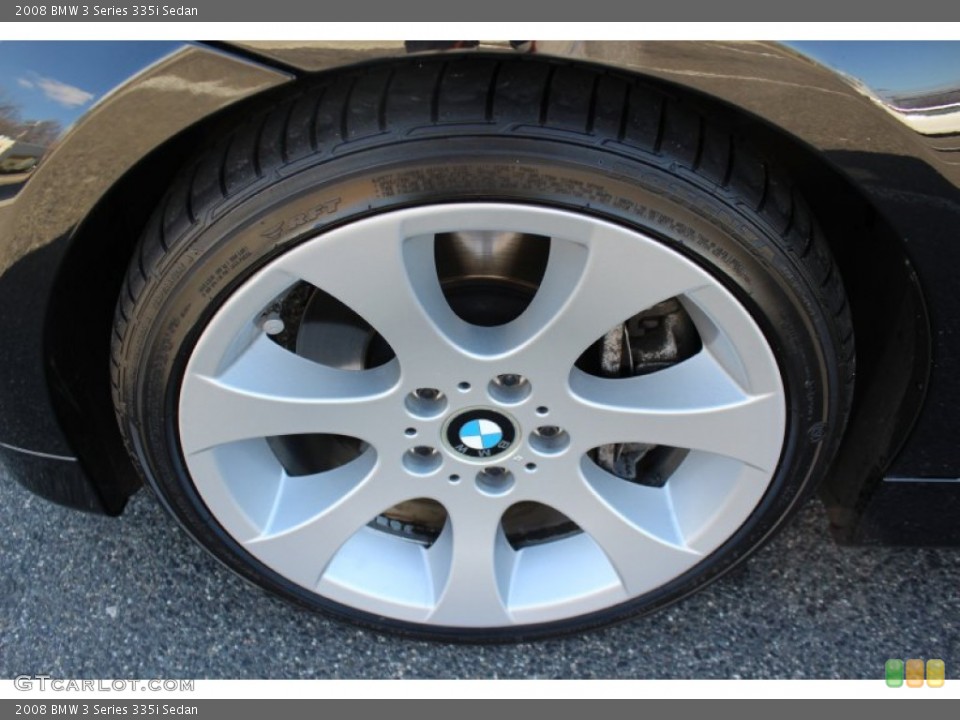 2008 BMW 3 Series 335i Sedan Wheel and Tire Photo #60774509