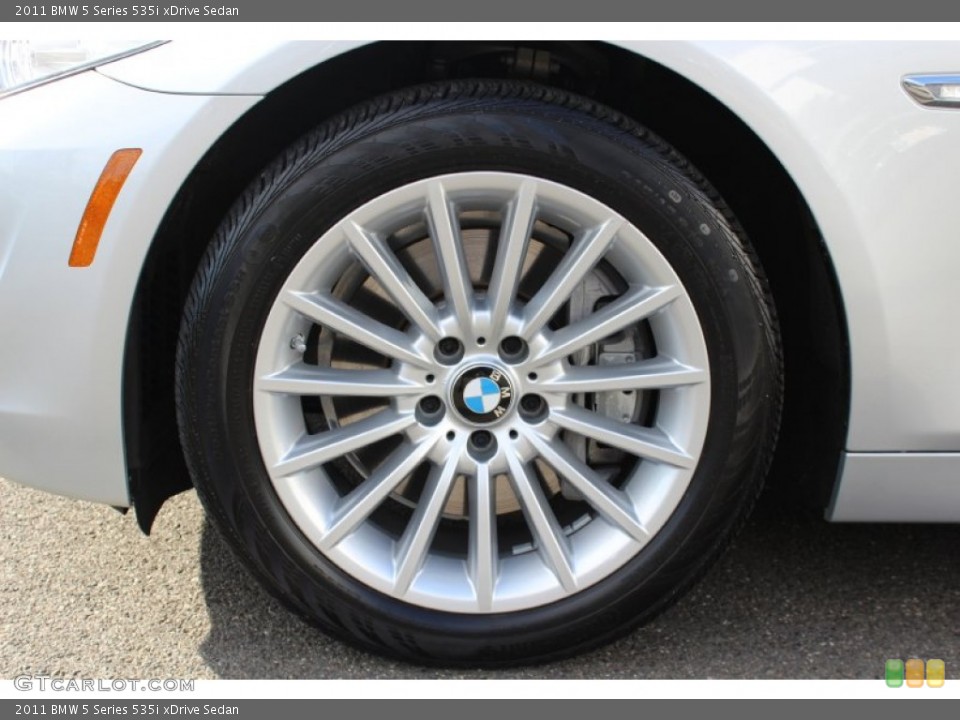 2011 BMW 5 Series 535i xDrive Sedan Wheel and Tire Photo #60776003