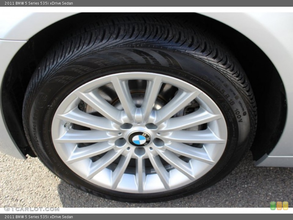 2011 BMW 5 Series 535i xDrive Sedan Wheel and Tire Photo #60776012