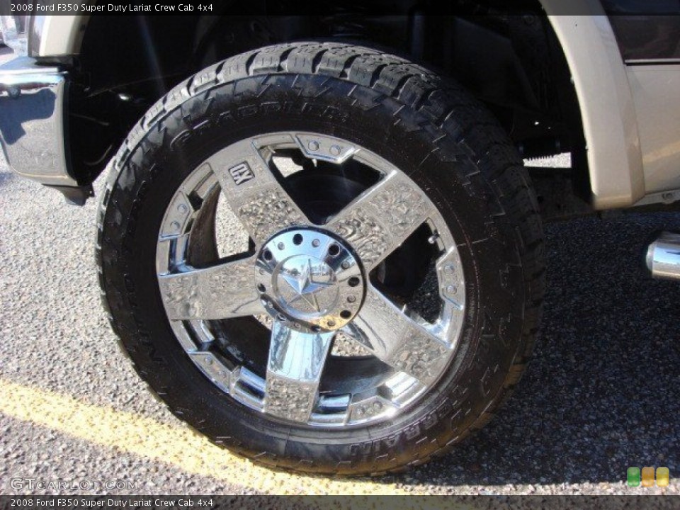 2008 Ford F350 Super Duty Custom Wheel and Tire Photo #60776549