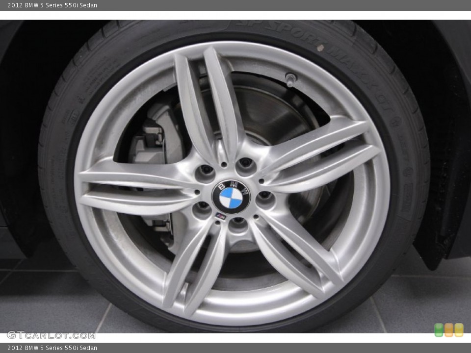 2012 BMW 5 Series 550i Sedan Wheel and Tire Photo #60779382