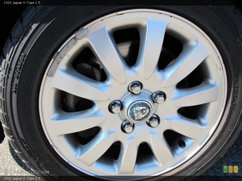 2003 Jaguar X-Type 2.5 Wheel and Tire Photo #60787760