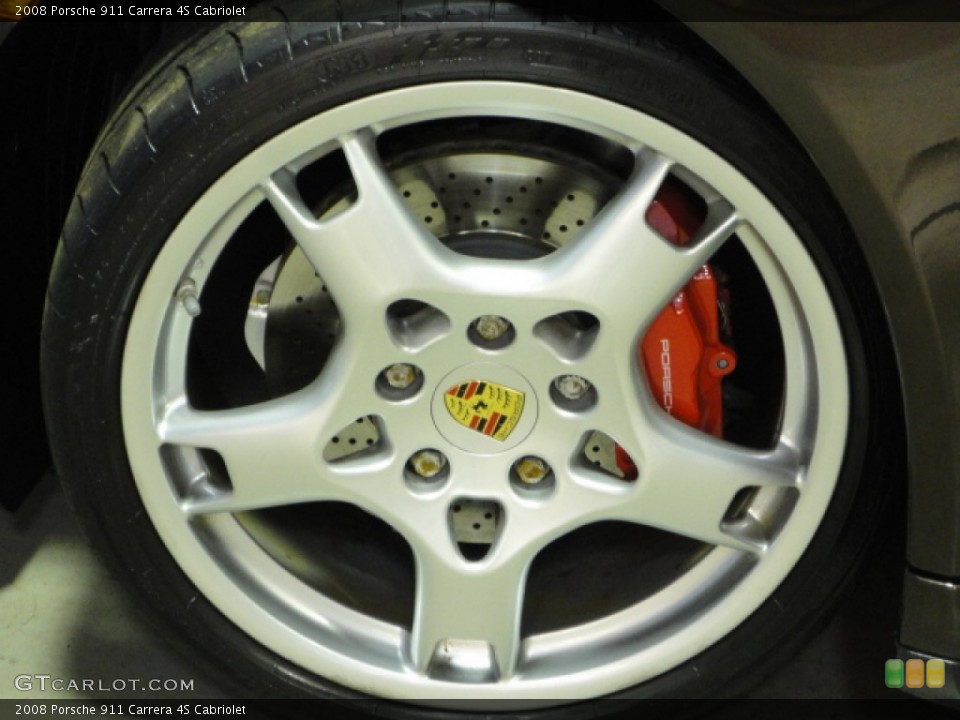 2008 Porsche 911 Carrera 4S Cabriolet Wheel and Tire Photo #60787808