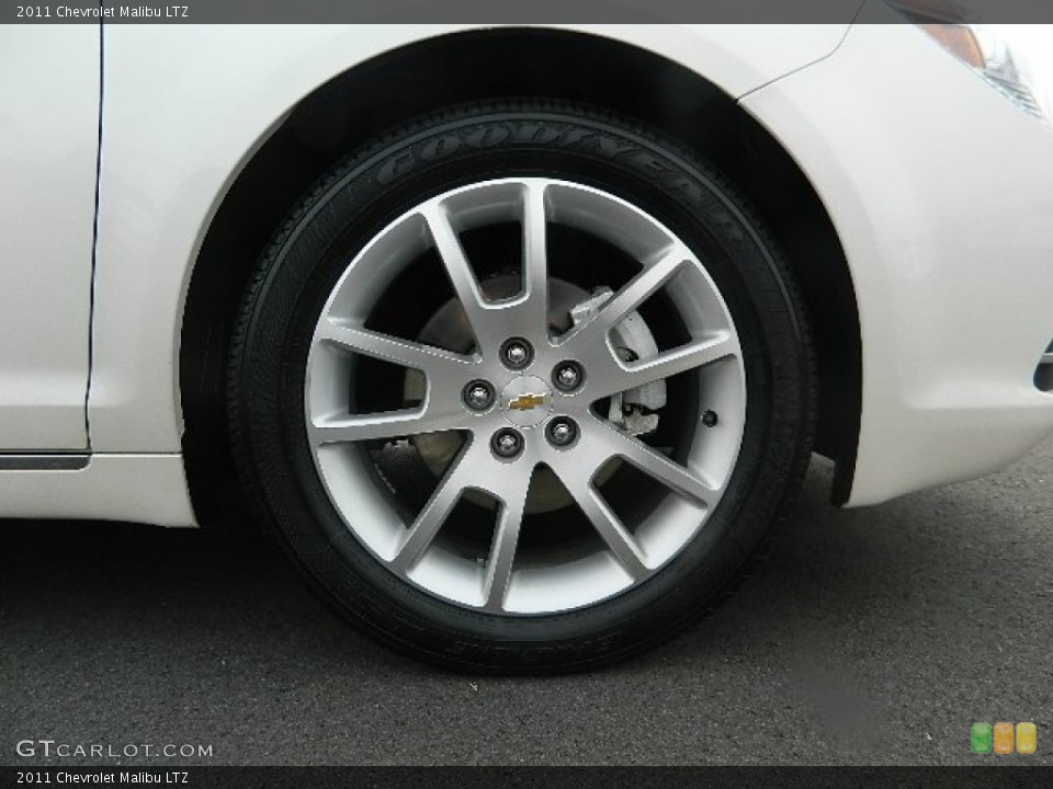 2011 Chevrolet Malibu LTZ Wheel and Tire Photo #60789212