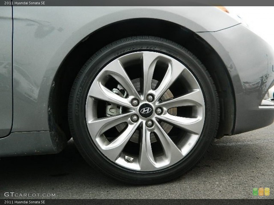 2011 Hyundai Sonata SE Wheel and Tire Photo #60789755