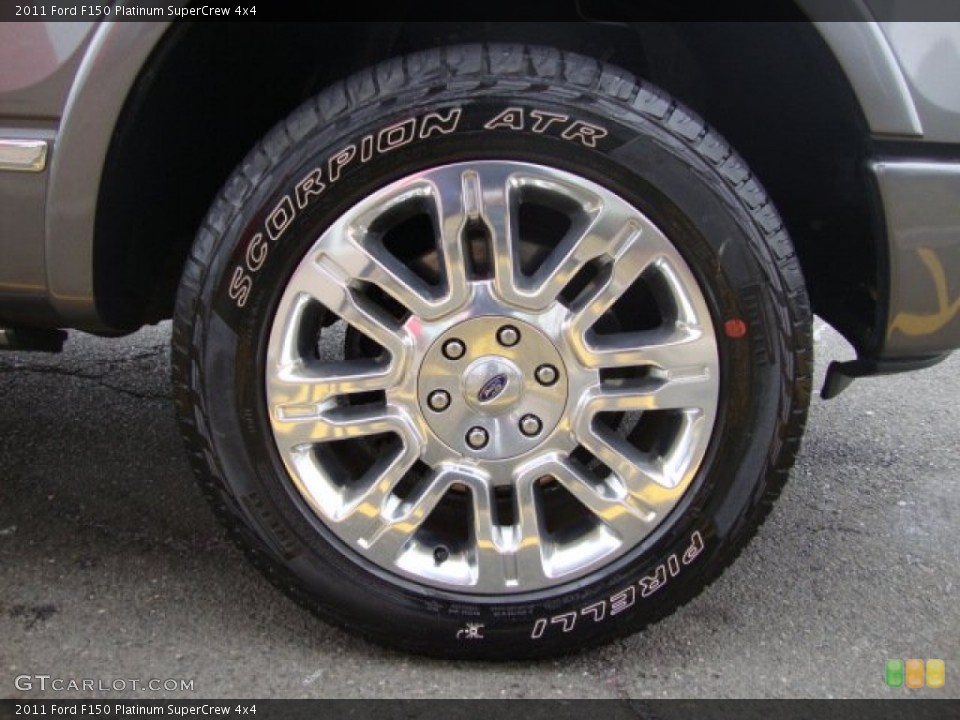 2011 Ford F150 Platinum SuperCrew 4x4 Wheel and Tire Photo #60791444