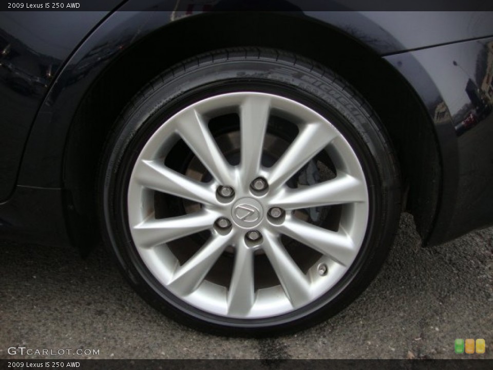 2009 Lexus IS 250 AWD Wheel and Tire Photo #60791771