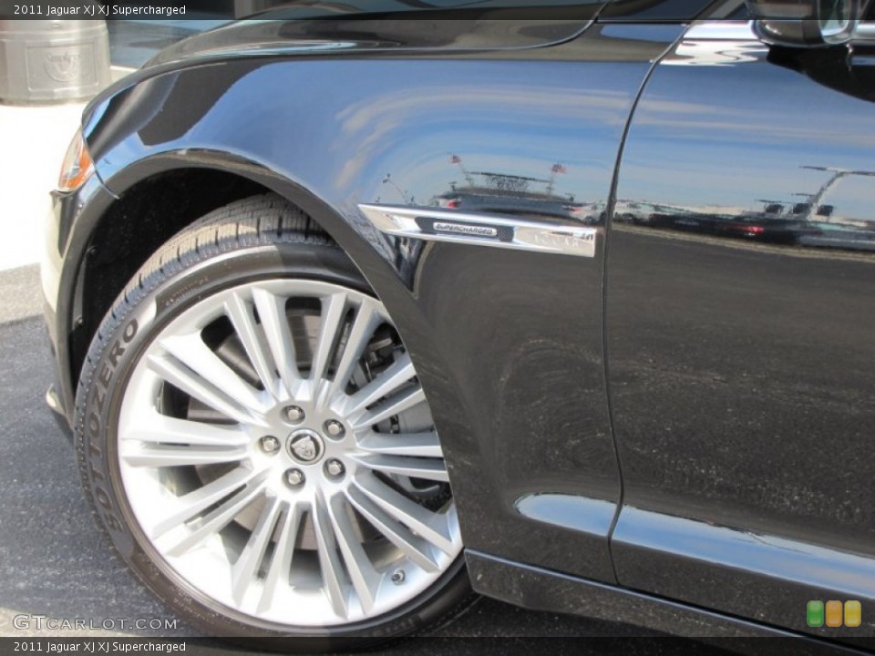 2011 Jaguar XJ XJ Supercharged Wheel and Tire Photo #60801014