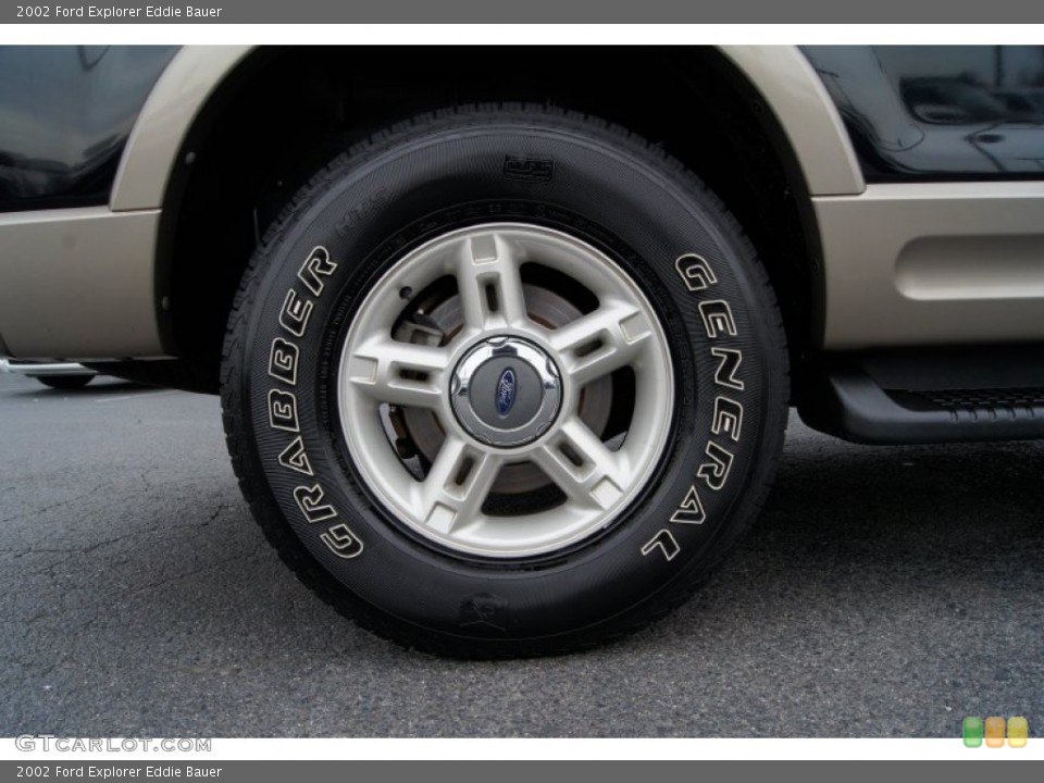 2002 Ford Explorer Eddie Bauer Wheel and Tire Photo #60803510