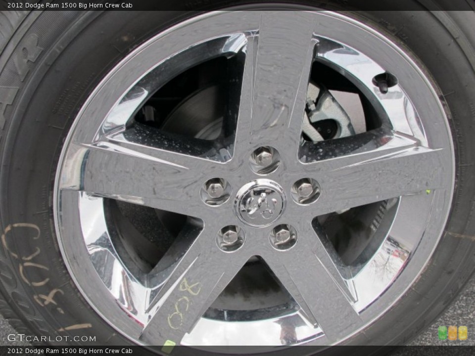 2012 Dodge Ram 1500 Big Horn Crew Cab Wheel and Tire Photo #60804010
