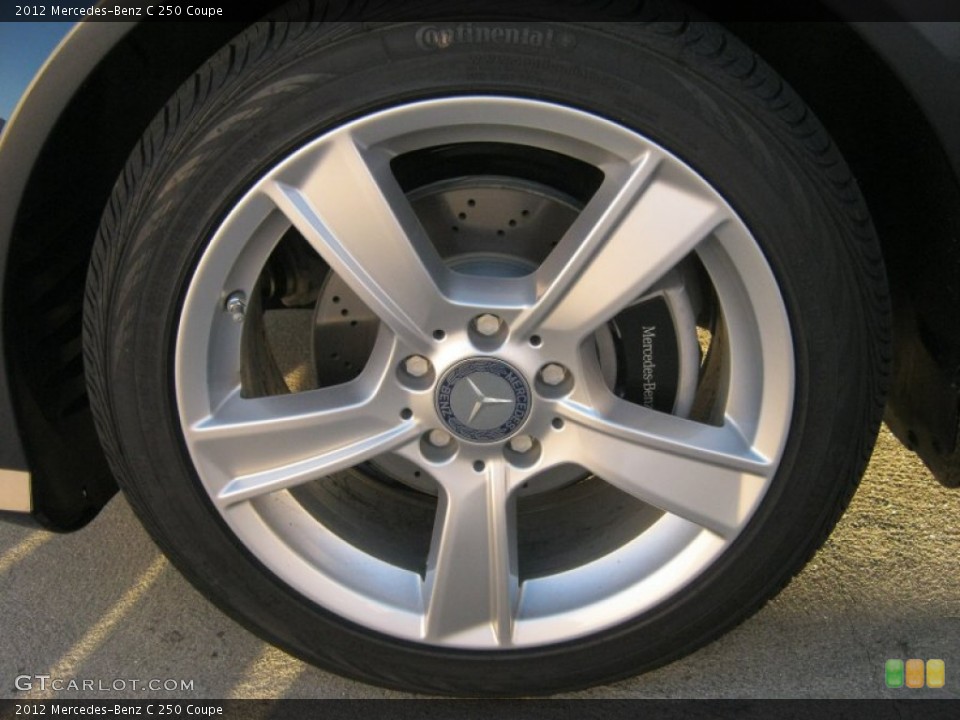2012 Mercedes-Benz C 250 Coupe Wheel and Tire Photo #60806568