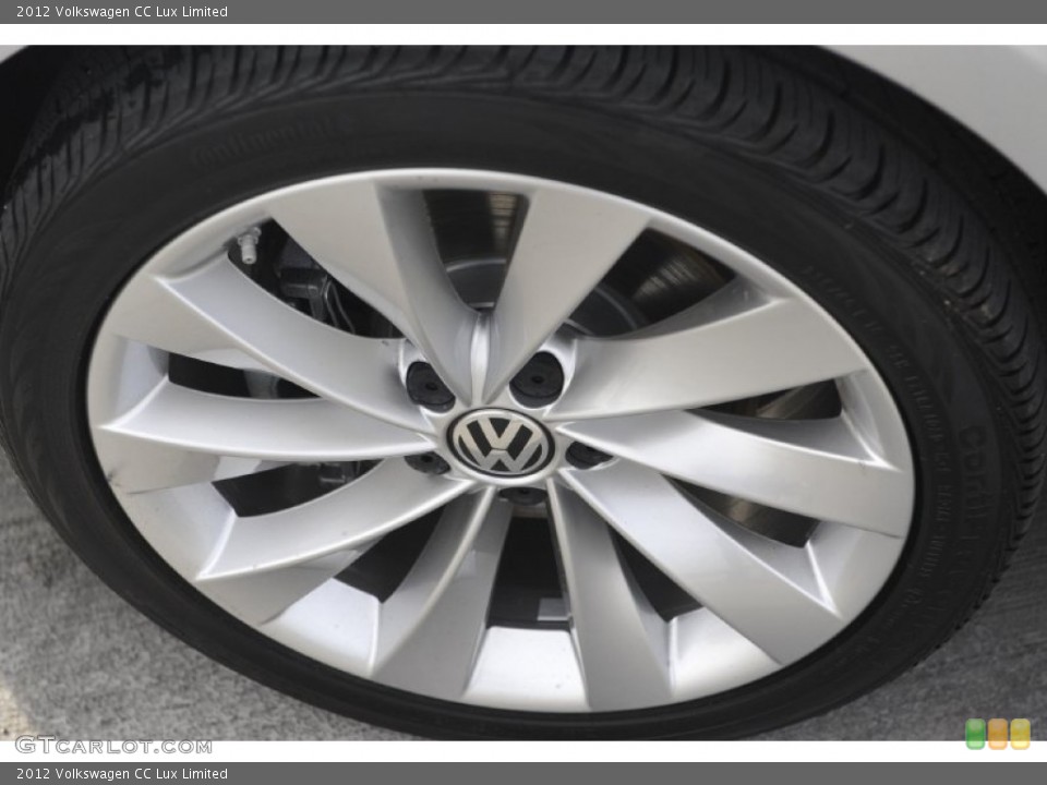 2012 Volkswagen CC Lux Limited Wheel and Tire Photo #60812406