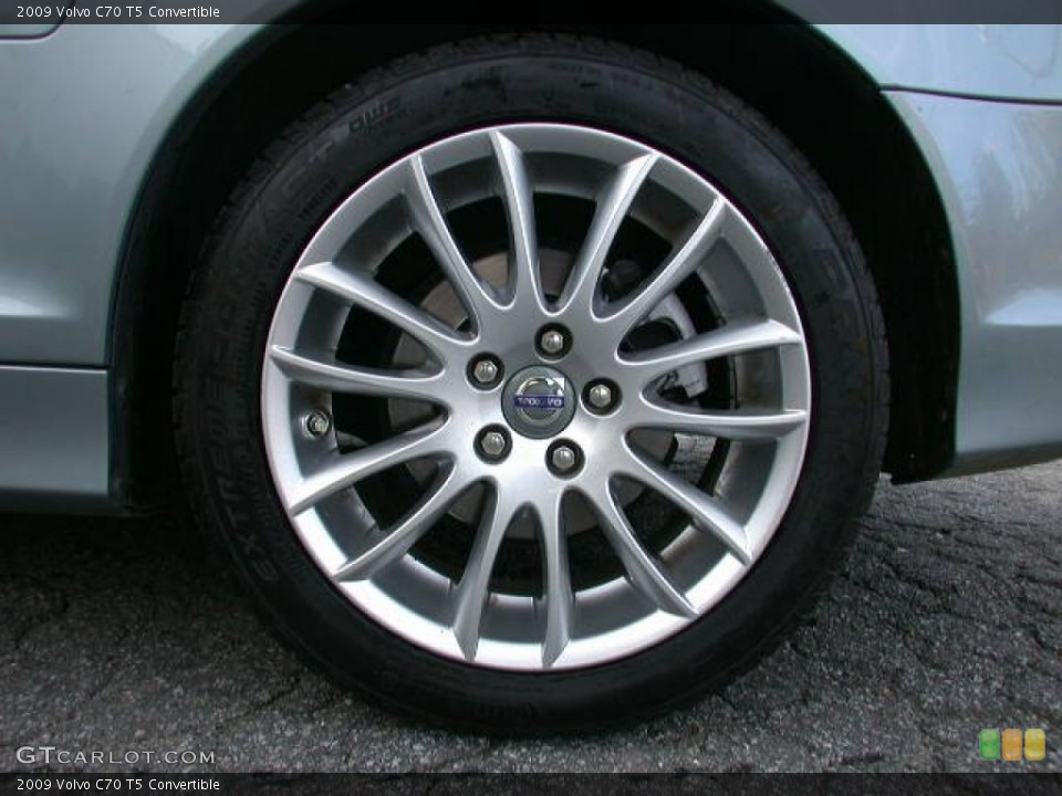 2009 Volvo C70 T5 Convertible Wheel and Tire Photo #60813903