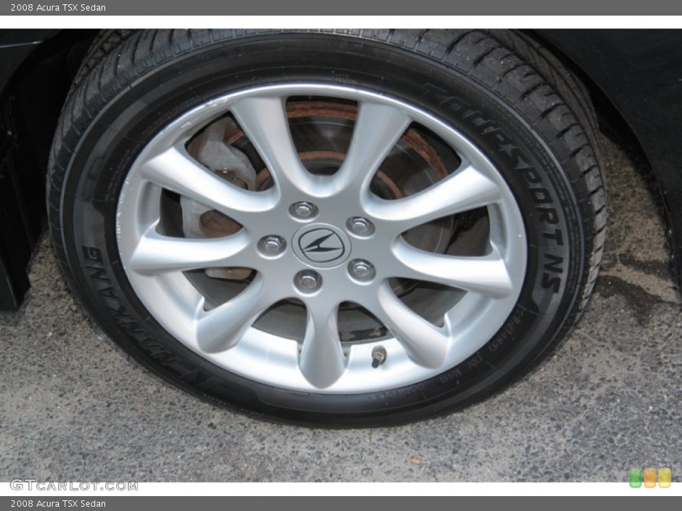 2008 Acura TSX Sedan Wheel and Tire Photo #60816585