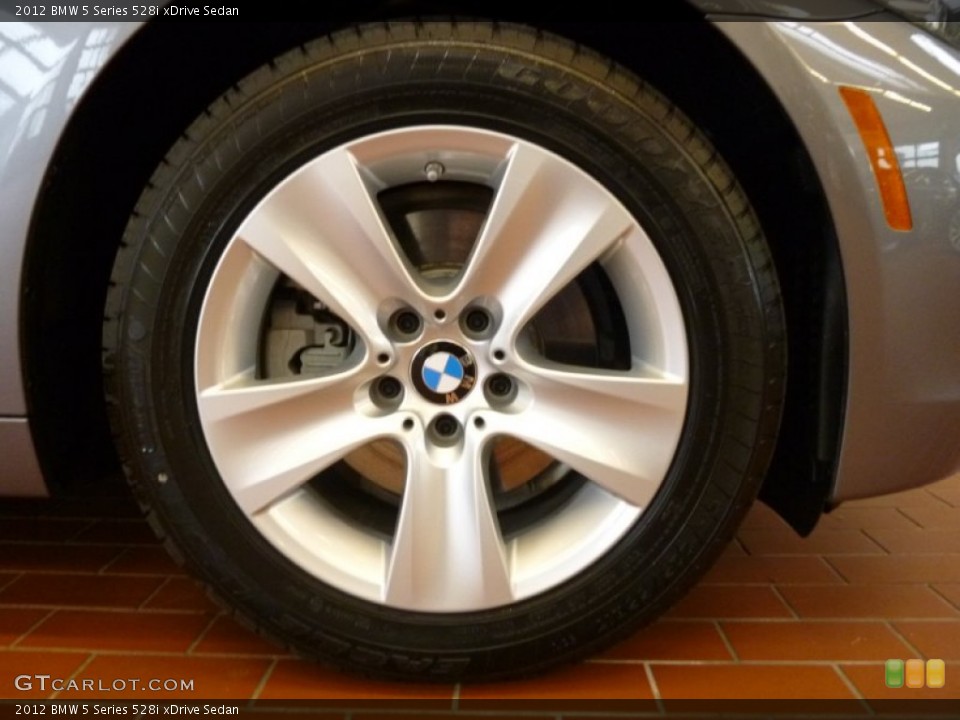 2012 BMW 5 Series 528i xDrive Sedan Wheel and Tire Photo #60820506