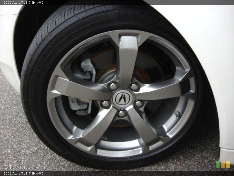 2009 Acura TL 3.7 SH-AWD Wheel and Tire Photo #60822637