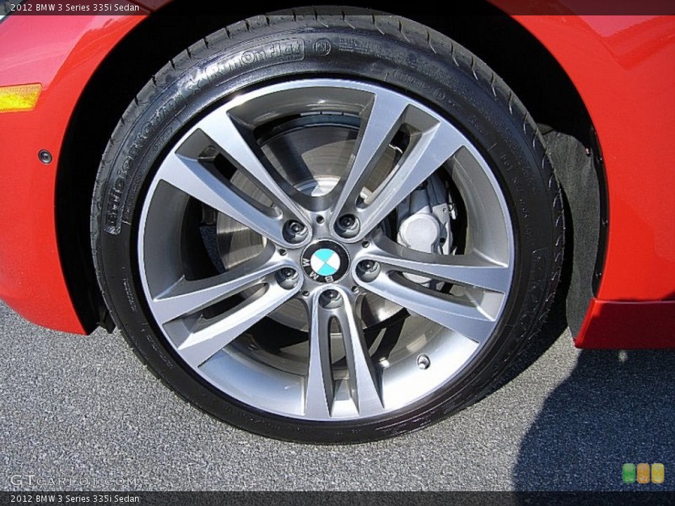 2012 BMW 3 Series 335i Sedan Wheel and Tire Photo #60828860