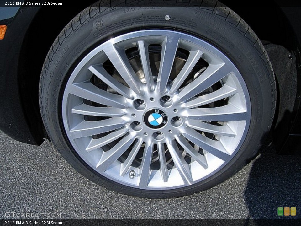 2012 BMW 3 Series 328i Sedan Wheel and Tire Photo #60828926