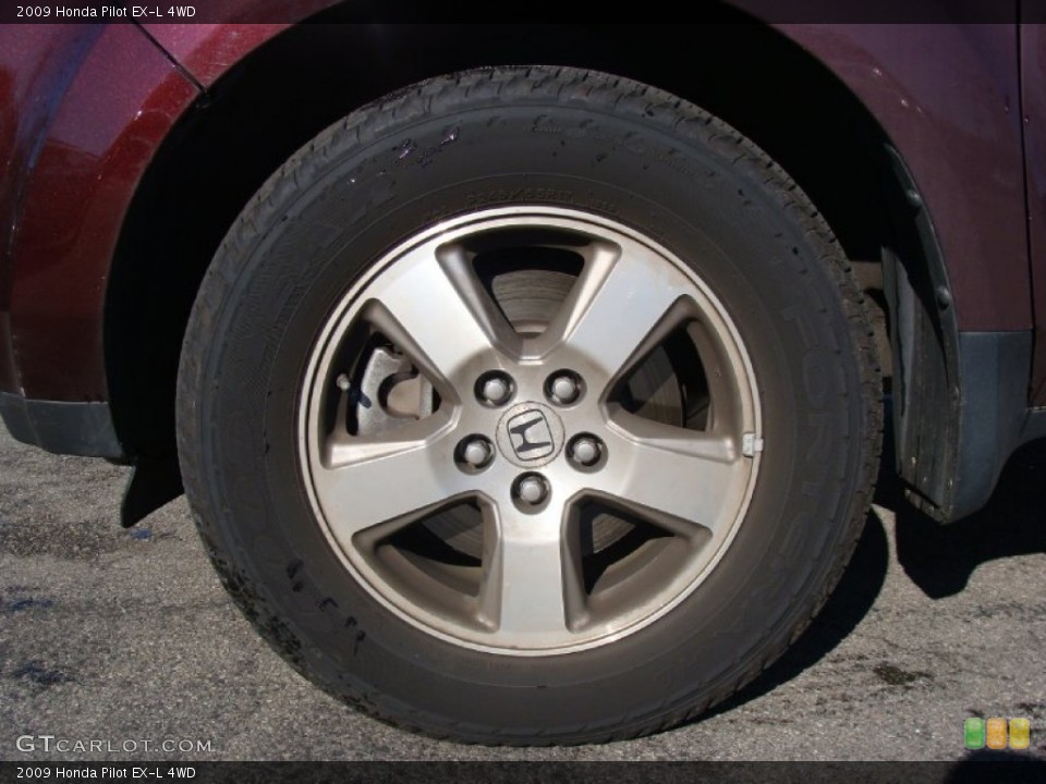 2009 Honda Pilot EX-L 4WD Wheel and Tire Photo #60831942